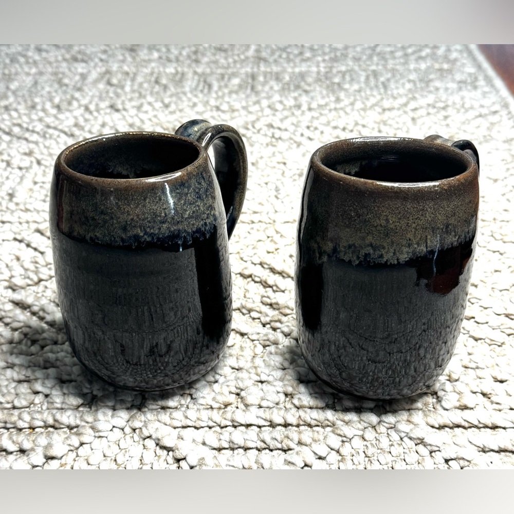 Handcrafted Ceramic Mugs - Set of 2
